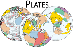 The PLATES Project, University of Texas Institute for Geophysics - a global plate tectonics research project