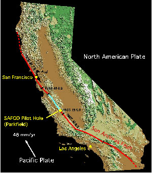 San Andreas Fault Observatory at Depth (SAFOD)